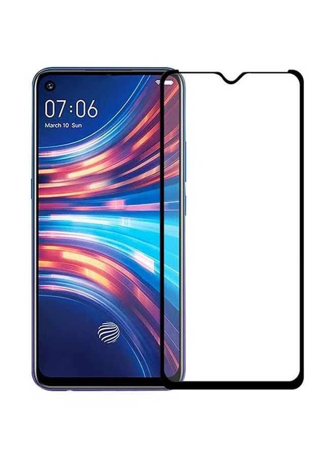 إيف واقي شاشة من الزجاج المقوى لهاتف فيفو Y20 أسود