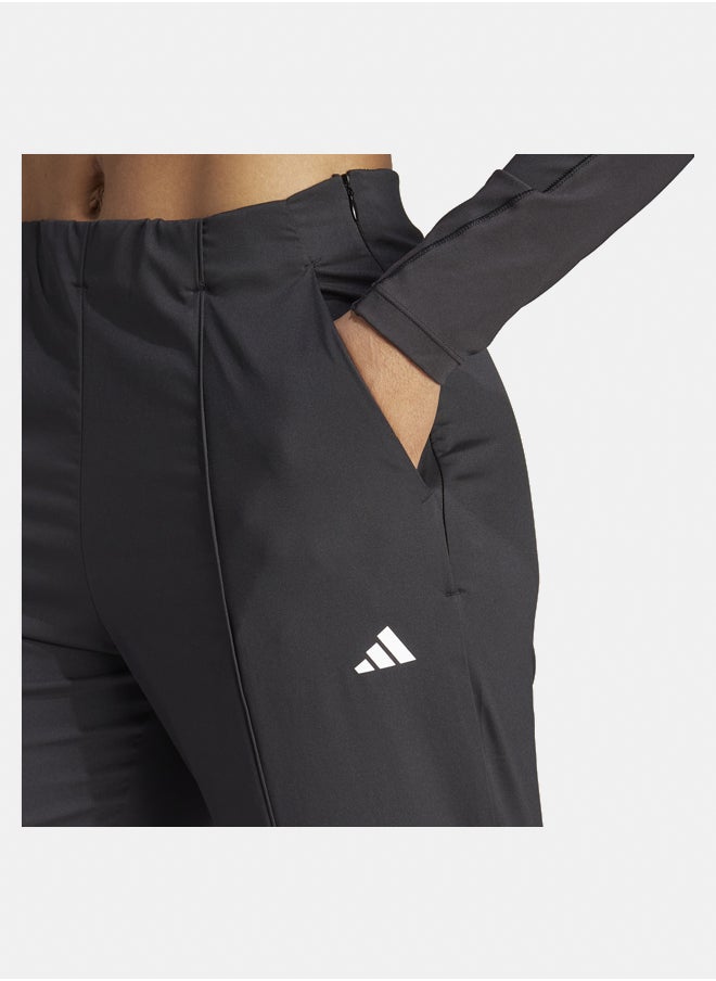 Adidas aeroready workout essentials minimal branding woven women's pants  - Image 3
