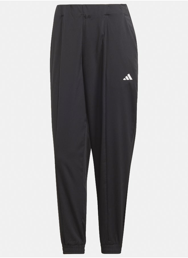 Adidas aeroready workout essentials minimal branding woven women's pants  - Image 2