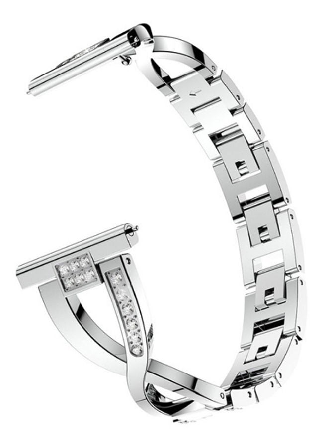 نيبمينينت سوار بديل بنمط ماسي لساعة هواوي GT 2E 22ملليمتر فضي - Image 1