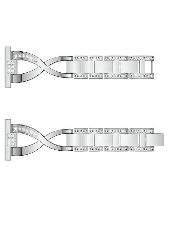 نيبمينينت سوار بديل بنمط ماسي لساعة هواوي GT 2E 22ملليمتر فضي - Image 2
