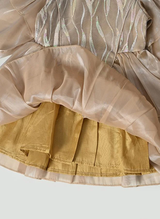 BELLA MODA Ruffled Party Dress