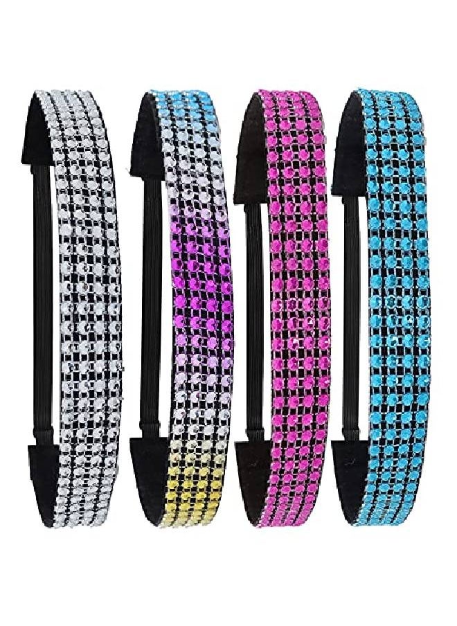 4 Rhinestone Headbands For Girls Adjustable Non Slip Gymnastics Sports Headband For Kids Sparkly No Slip Little Girl Gymnast Head Bands Hair Accessories Gymnastic Dance Sport Hair Bands - pzsku/ZC8DF0C653967202D0D58Z/45/_/1659518453/3c32abf5-45c2-4f9d-8600-7666a63723cf