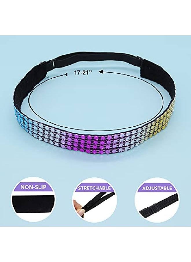 4 Rhinestone Headbands For Girls Adjustable Non Slip Gymnastics Sports Headband For Kids Sparkly No Slip Little Girl Gymnast Head Bands Hair Accessories Gymnastic Dance Sport Hair Bands - pzsku/ZC8DF0C653967202D0D58Z/45/_/1659518453/85a712db-0901-476b-9dd6-e370a7b1d5da