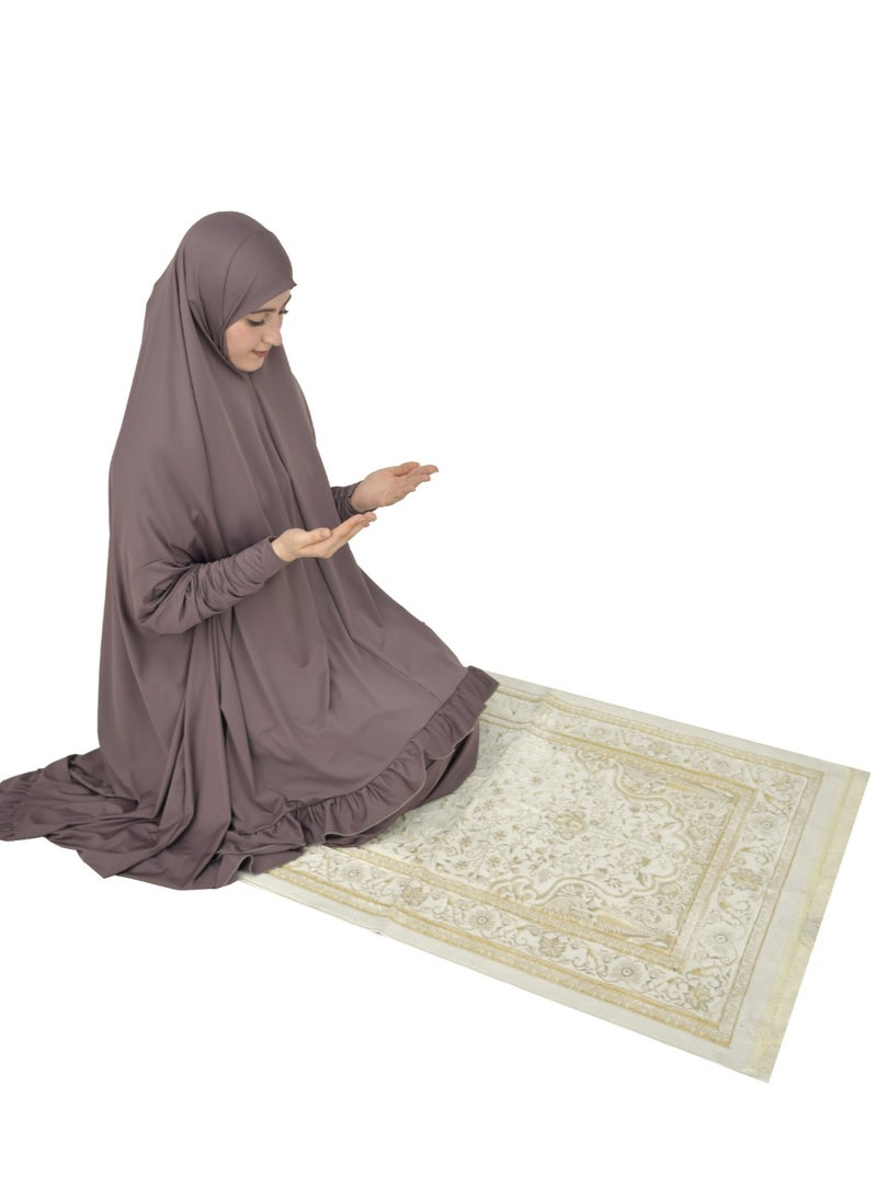 Two Piece Islamic prayer dress women with sleeve - Prayer Clothes for Women - Prayer Abaya For women - Jilbab 2 piece, Umrah essentials for women - Prayer set - pzsku/ZC8DF22F8B1A26E373B37Z/45/_/1714785909/8499be83-90eb-4b2c-9ef0-8c5430899261