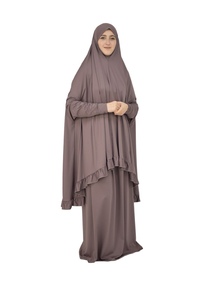 Two Piece Islamic prayer dress women with sleeve - Prayer Clothes for Women - Prayer Abaya For women - Jilbab 2 piece, Umrah essentials for women - Prayer set - pzsku/ZC8DF22F8B1A26E373B37Z/45/_/1714785929/c8242597-5e6b-44c7-b587-4d07760249e8