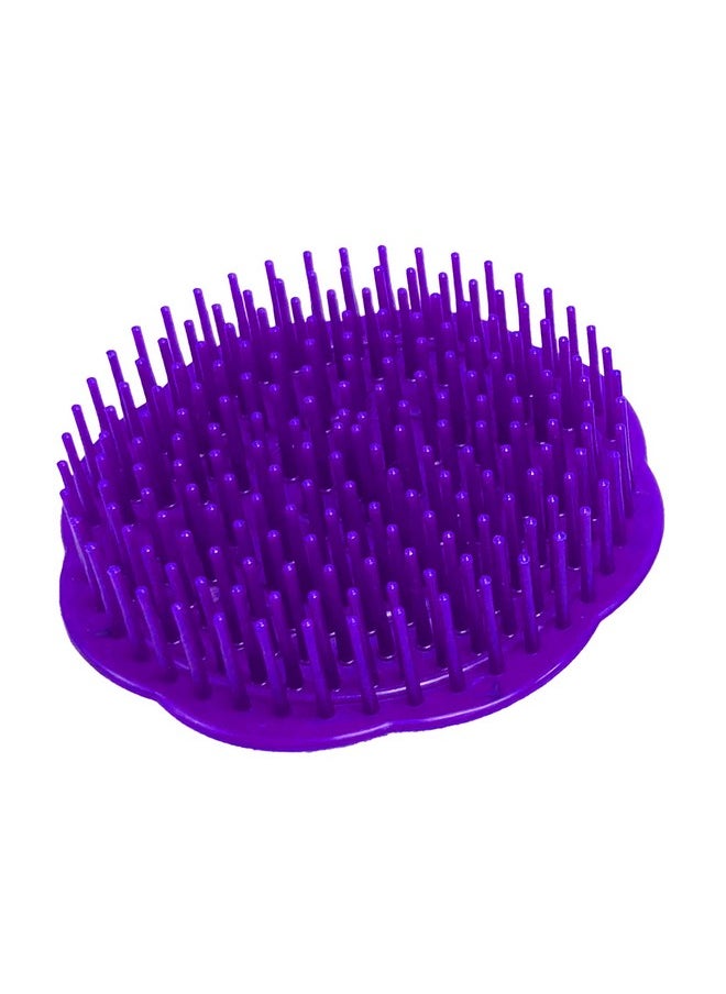 TOPMED ETS Opmed Ets Hair Scalp Exfoliator Brush Dandruff Cleaning Brush Shower Scalp Shampoo Brush For Home Office Travel And Pets Pack Of 2 (Purple & Blue)  - Image 5
