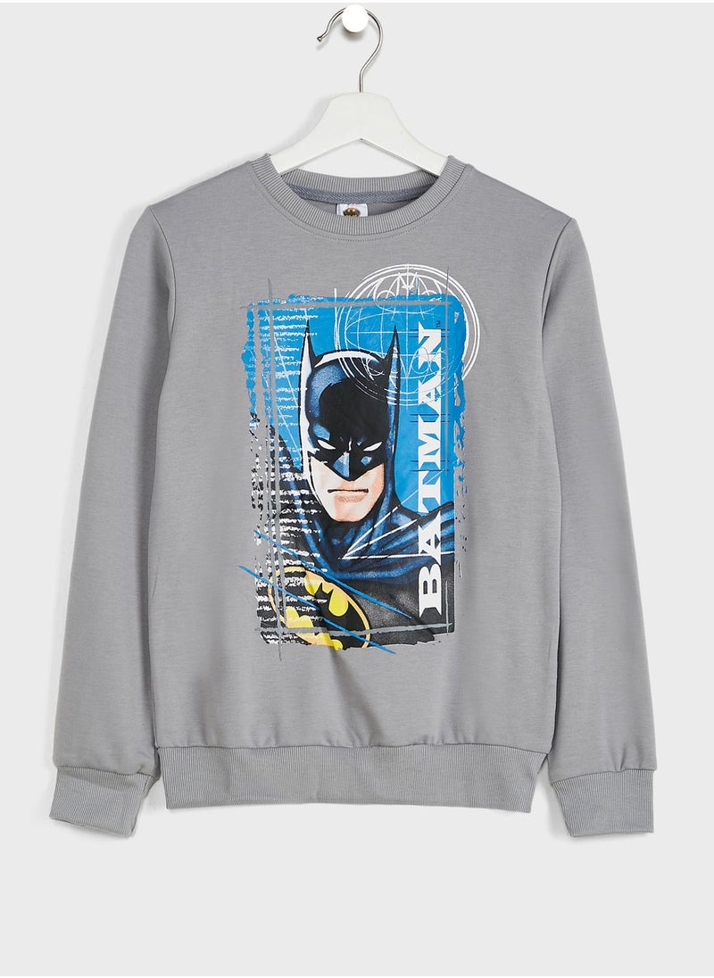 Warner Bros - Youth Batman Sweatshirt - Image 1