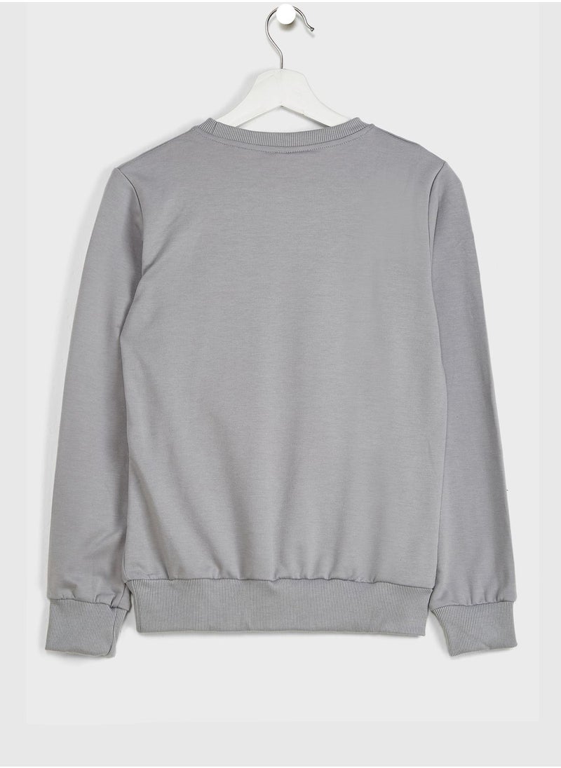 Warner Bros - Youth Batman Sweatshirt - Image 1