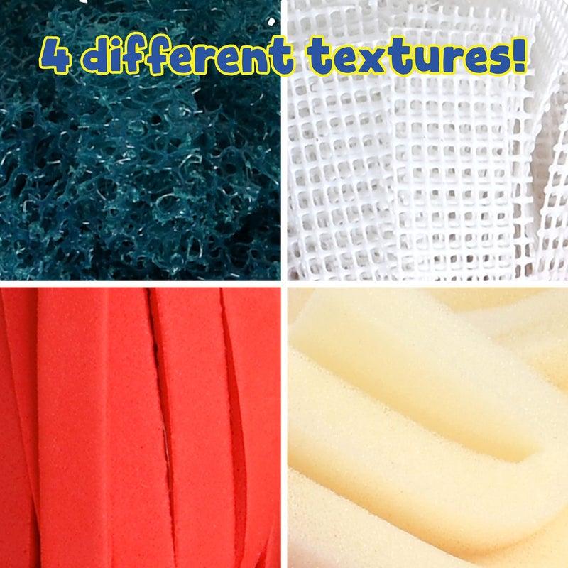 READY 2 LEARN Textured Art Tools - Set of 4 - Jumbo Paint Brushes for Toddlers and Kids - Set 1 - DIY Patterns and Effects - Image 2