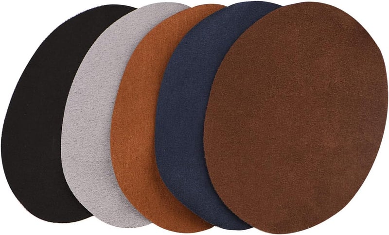 Leather Patches for Sofas, Elbow Patches for Wool Jumpers Elbow Patches Oval Elbow Knee Patches with Oval Elbow Knee Patches for Sweater Trousers Repair Patches Craft Supply - Image 1