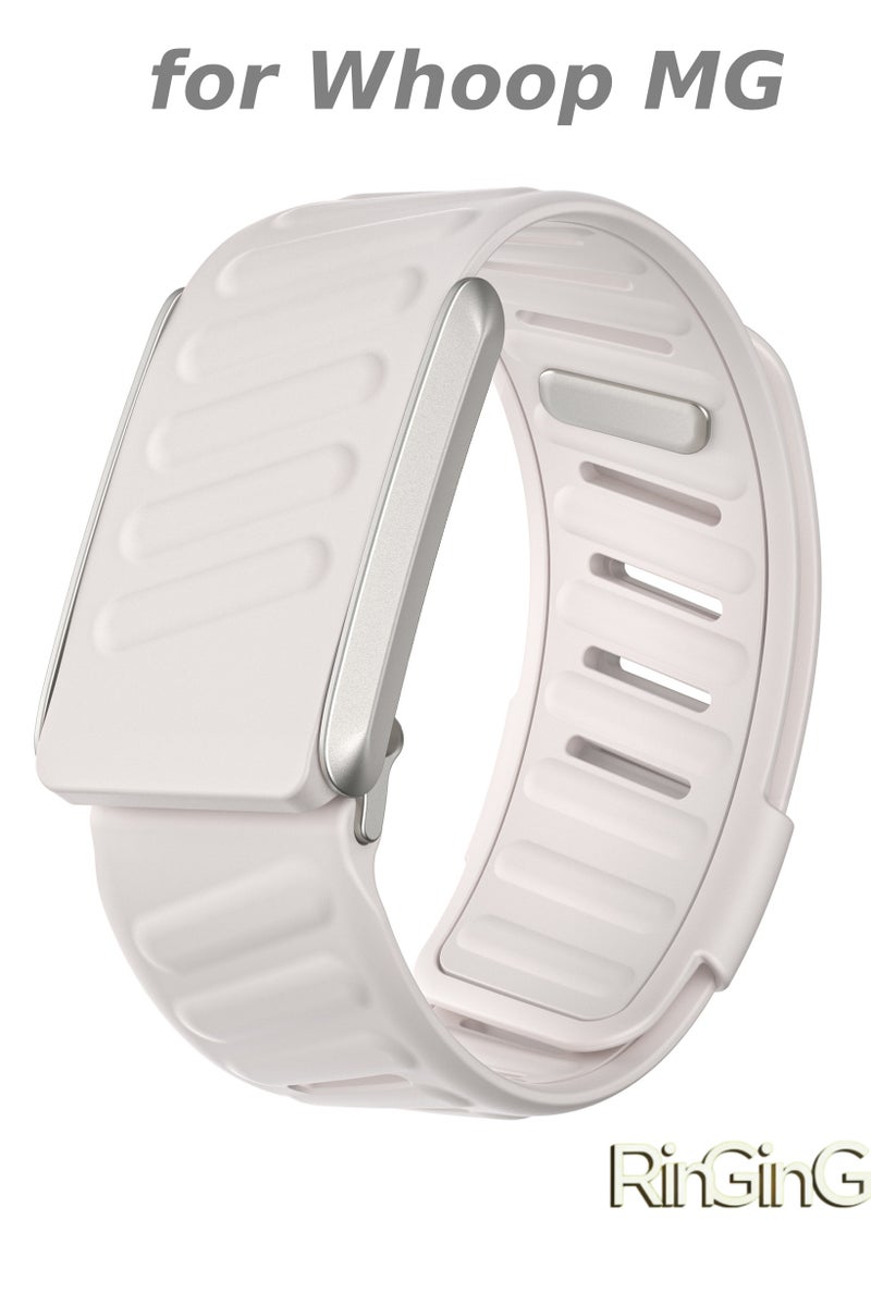 رِينْجِنْج متوافق مع Whoop Bandمعصم بديل من السيليكون  فائق النعومة مقاوم للماء والعرق ، Whoop Strap MGناعم الملمس وسيليكون مرن ، جودة ممتازة ، مريح - Image 1