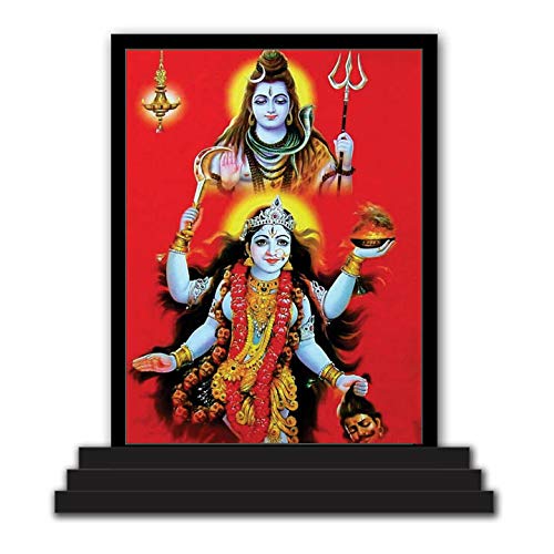 VPRINT QUALITY Wood God Kali Maa (Multicolor, Standard) - Image 5