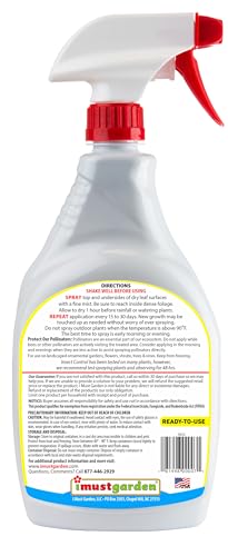 IMUSTGARDEN I Must Garden Insect Control: Kills & Repels Aphids, Whiteflies, Mites, Gnats, and More - 32oz Spray - Image 2