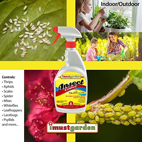 IMUSTGARDEN I Must Garden Insect Control: Kills & Repels Aphids, Whiteflies, Mites, Gnats, and More - 32oz Spray - Image 4