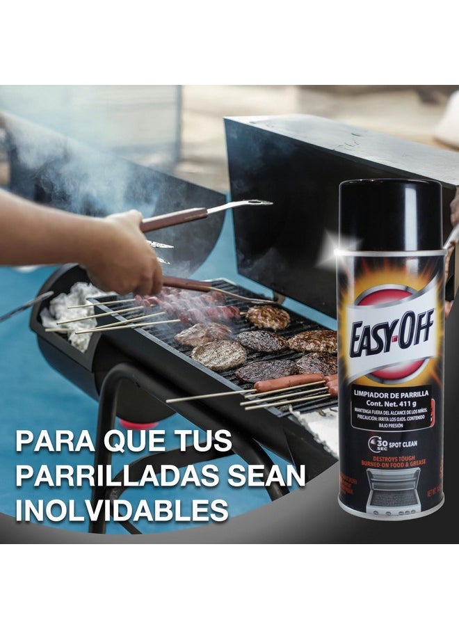 Easy Off Easy Off 6233887981 14.5 oz Aerosol Can Easy-Off BBQ Grill Cleaner  - Image 4