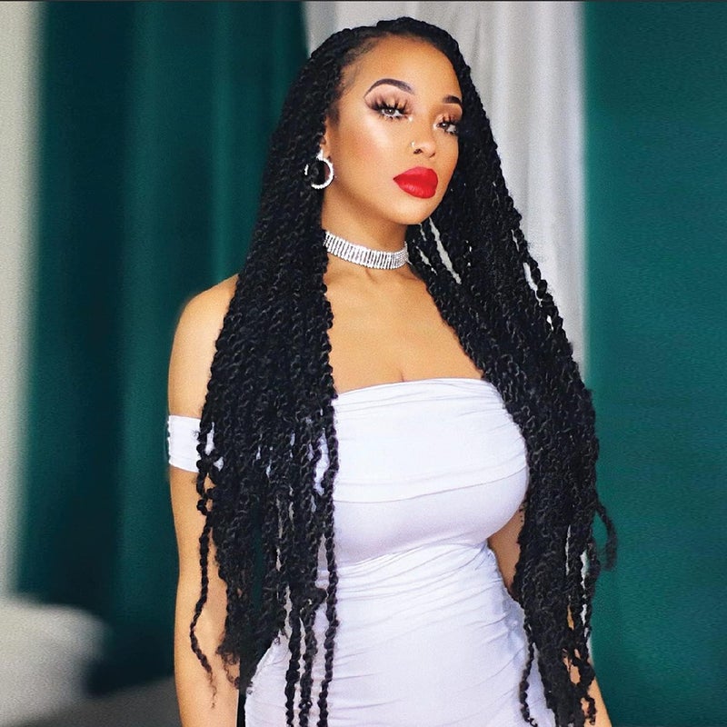 x-pression Outre Crochet Braids X-Pression Twisted Up 3X Springy Afro Twist 24" (3-pack, 4) - Image 4