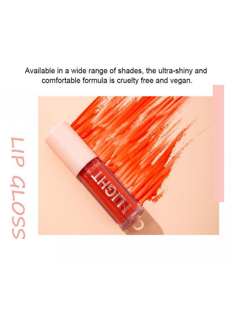 Handaiyan Lip Gloss Jelly Hydrating Moisturizing Long Lasting High Glossy Light Stain Super Shiny Balm Oil Tinted Treatment Lips Glow Glass Shine Makeup Color Bright Lifter Lip Care For Women Girls  - Image 4