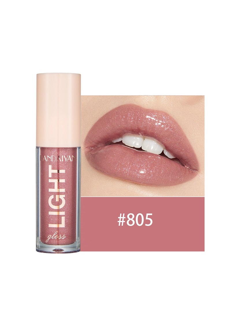 Handaiyan Lip Gloss Jelly Hydrating Moisturizing Long Lasting High Glossy Light Stain Super Shiny Balm Oil Tinted Treatment Lips Glow Glass Shine Makeup Color Bright Lifter Lip Care For Women Girls  - Image 1