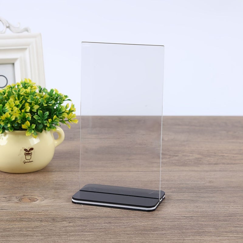 Transparent Acrylic Detachable Memo Board Stand Computer Screen Clip Office Desktop - Image 5
