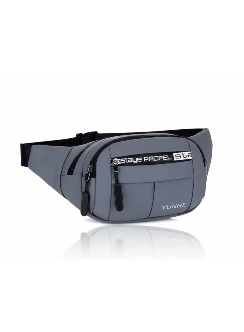 Men’s Waist Bag – 4 Zipper Pockets, Lightweight & Practical for Travel and Daily Use - Image 1
