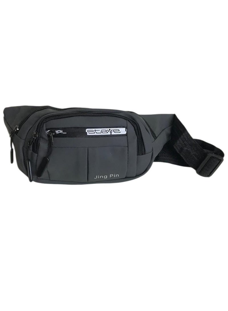 Men’s Waist Bag – 4 Zipper Pockets, Lightweight & Practical for Travel and Daily Use - Image 4