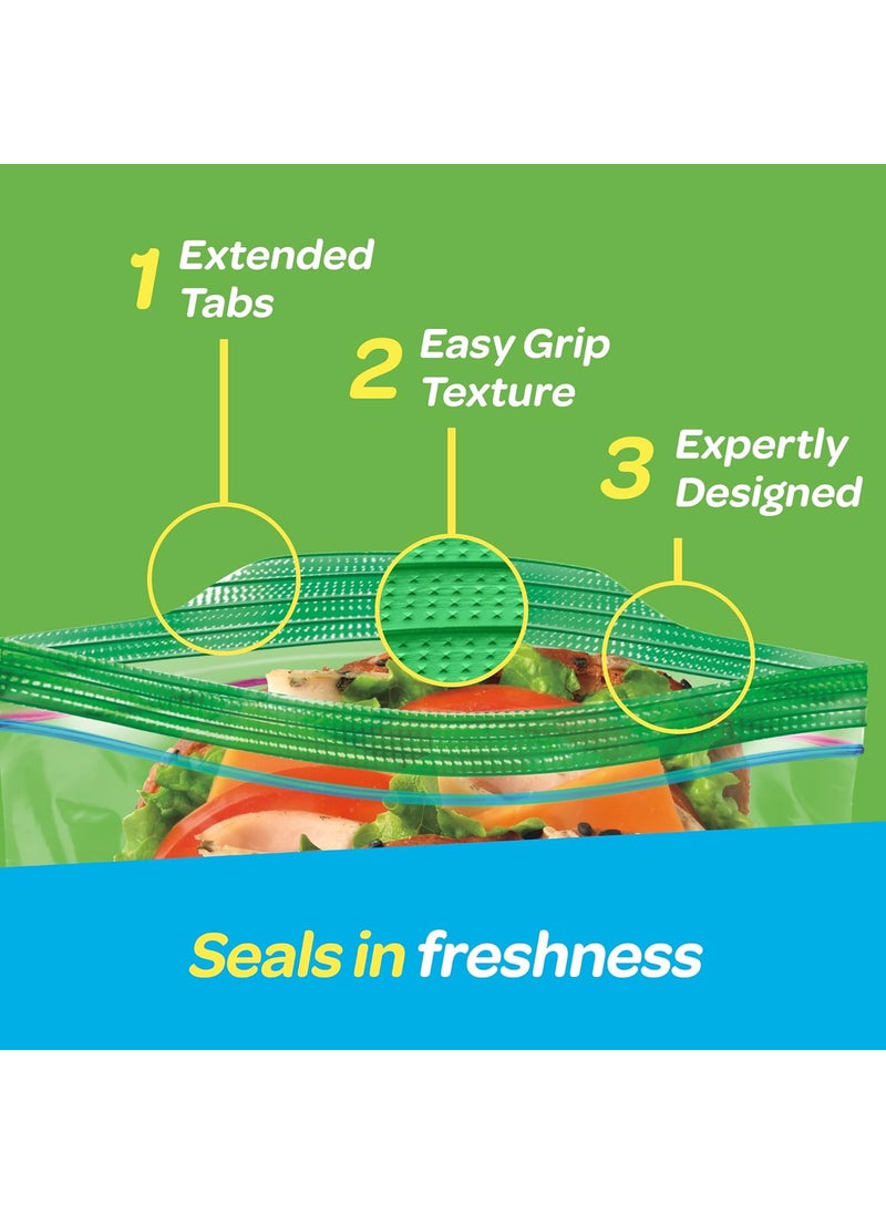 Ziploc Ziploc Sandwich Bags with Pixar Designs Plastic Storage Bags with Grip N Seal Technology 66 Bags Total  - Image 3