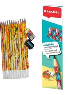 Pencil Hb 1 Dozen with Pencil Sharpener Eraser Gift Pencil Marble Pattern 1 Dozen - pzsku/ZC8E035817F4B1115049CZ/45/_/1725722158/d776f661-533b-4b63-bc0f-884aee17756f