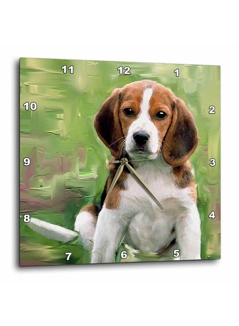 Llc Beagle Puppy Wall Clock 10 By 10Inch