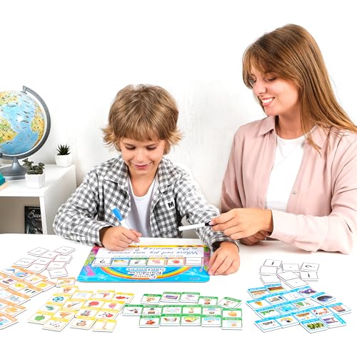 Simply magic 104 PCS Sentence Building for Kids Sentence Building Magnets Kit Learn to Read Speech Speak Spell Games Kids Vocabulary Builder Sentence Building Games Sight Word Magnets Games Simply Magic - Image 5