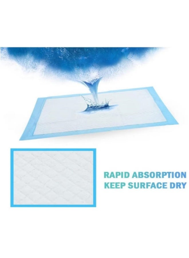 SHENGHUI 100 Pcs 33x45cm Small Disposable Changing Pad Leak-Proof Underpad Bed Table Protector Mat, Soft Non-Woven Fabric - Image 5