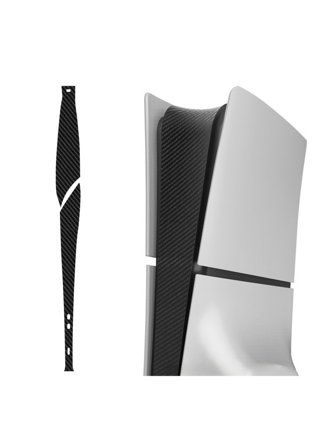 Ps5 Slim Console Middle Sticker Protective Film Digital Computer Game Console Protective Film-Color:Slim Middle Sticker-carbon Fiber Powder - Image 2
