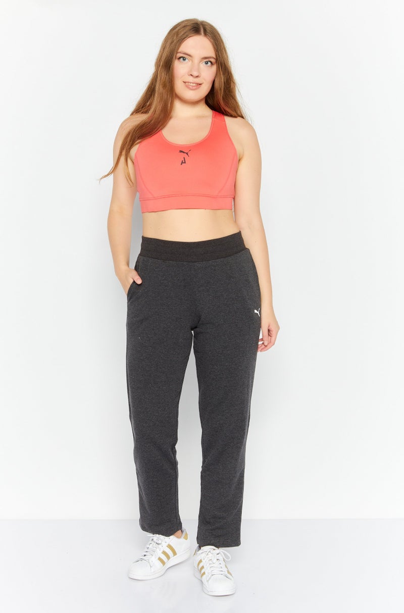 PUMA Women Sportswear Fit Training Sport Bra, Coral - Image 2
