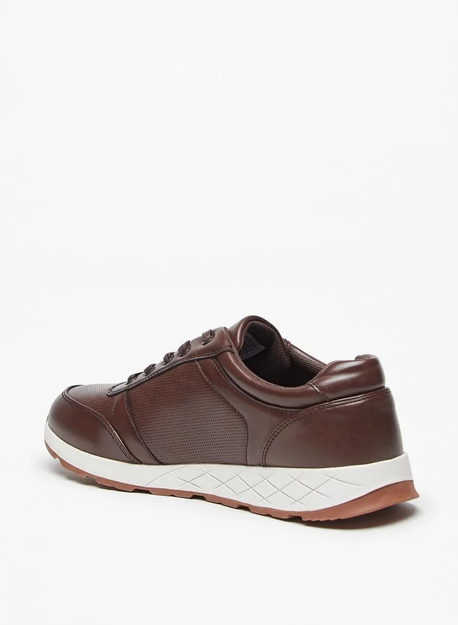 ال بي ال من شو اكسبرس Men Textured Lace-Up Sneakers