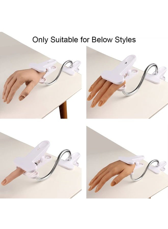 KnowU Gooseneck Bed Phone Holder Mount Flexible Long Arm Clip Clamp for Desk, Nail Practice Hands Bendy Lazy Bracket Bedside Stand CL04 - Image 4