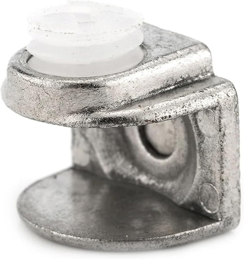 Half Round Glass Clamp Bracket Shelves Support Furniture Hardware 16pcs - Image 4