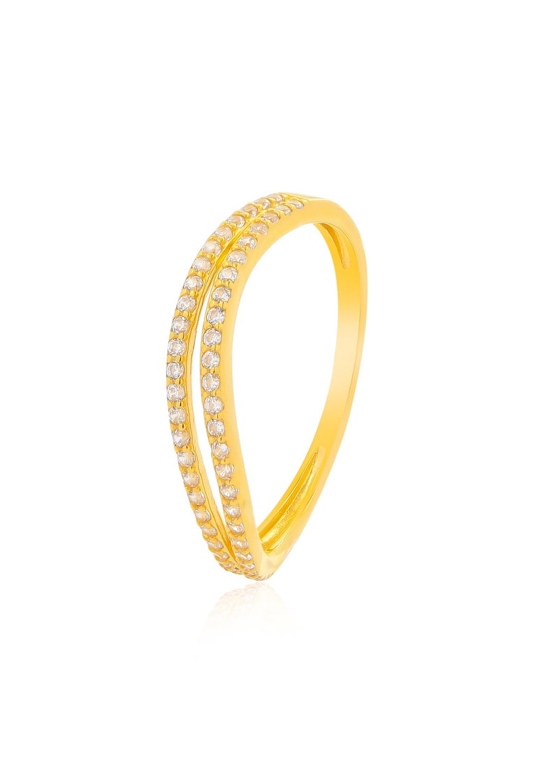BAFLEH JEWELLERY Premium 22K Gold Rings with Artistic Shapes for a Refined Look  - Image 1