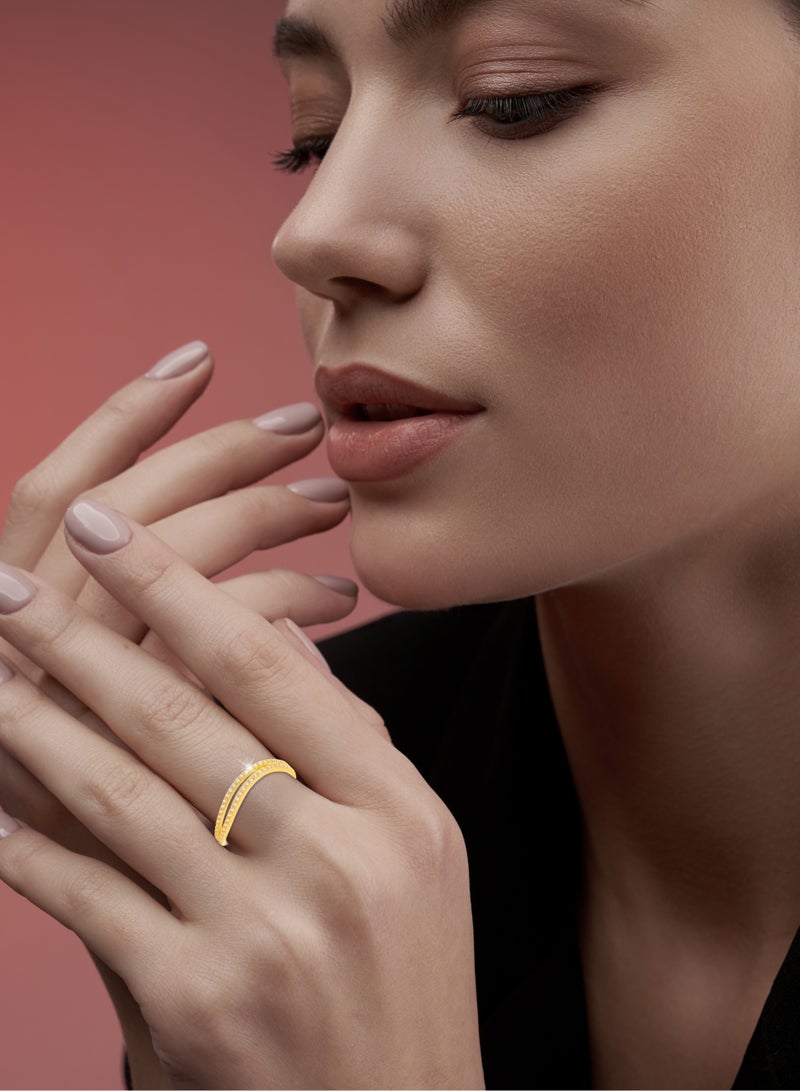 BAFLEH JEWELLERY Premium 22K Gold Rings with Artistic Shapes for a Refined Look  - Image 3