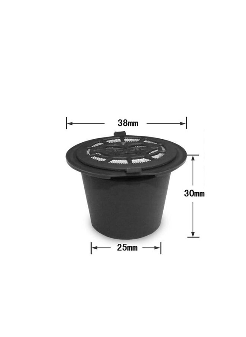 Reusable Nespresso Coffee Filters Fit Most Models, Universal Replacement Coffee Filters Usable with Select Coffee Makers, 3 Filters with Spoon Brush