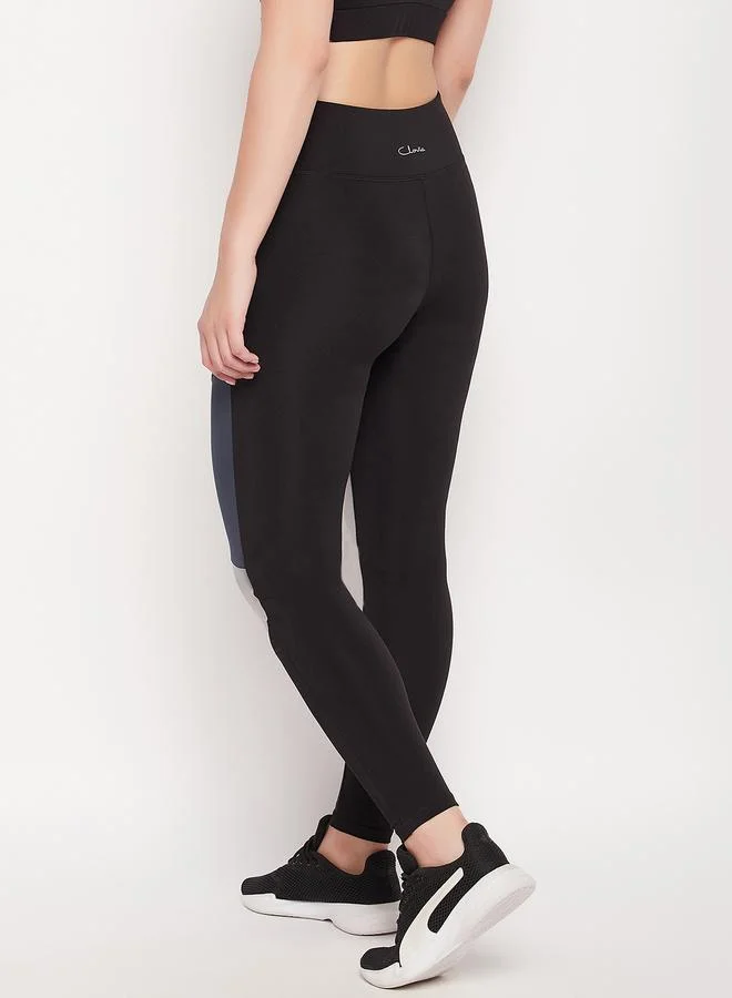 Clovia  Snug Fit Color Block Leggings for Women | Best Price UAE
