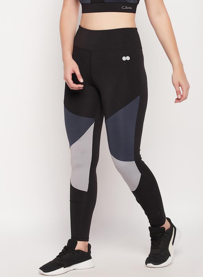 كلوفيا ليجنز ضيق بنمط كتل الألوان - Image 4