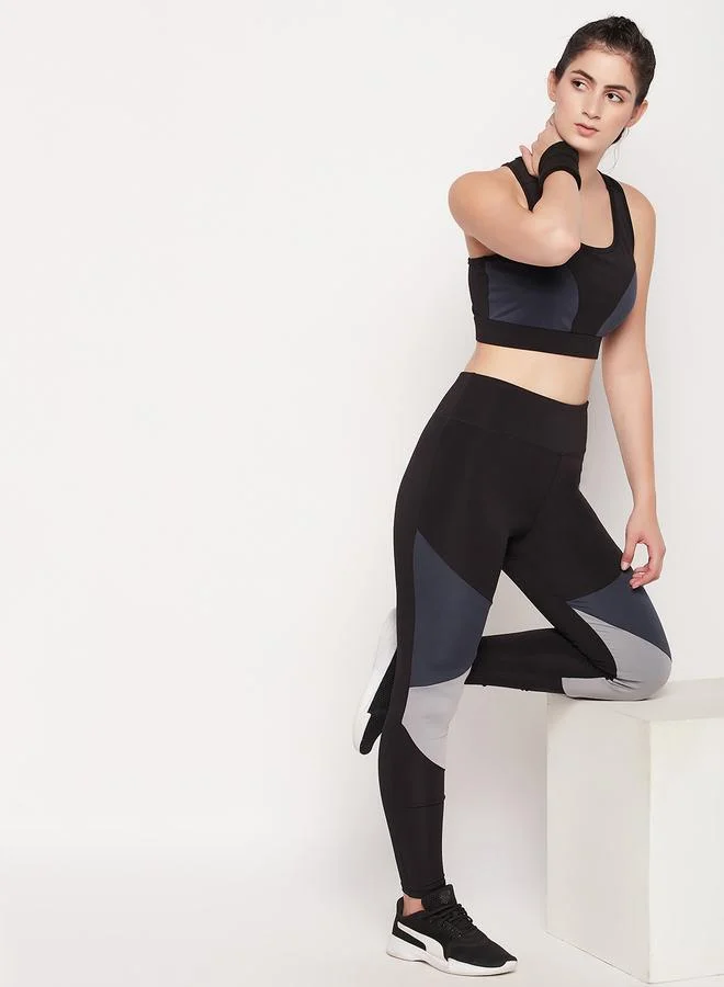 كلوفيا ليجنز ضيق بنمط كتل الألوان