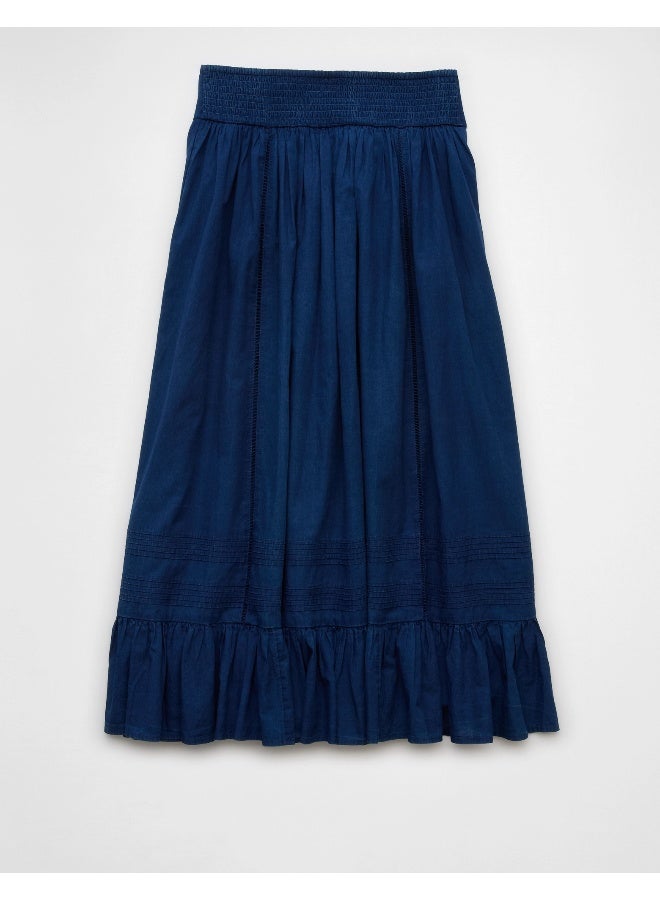 American Eagle AE High-Waisted Ruffle Maxi Skirt  - Image 3