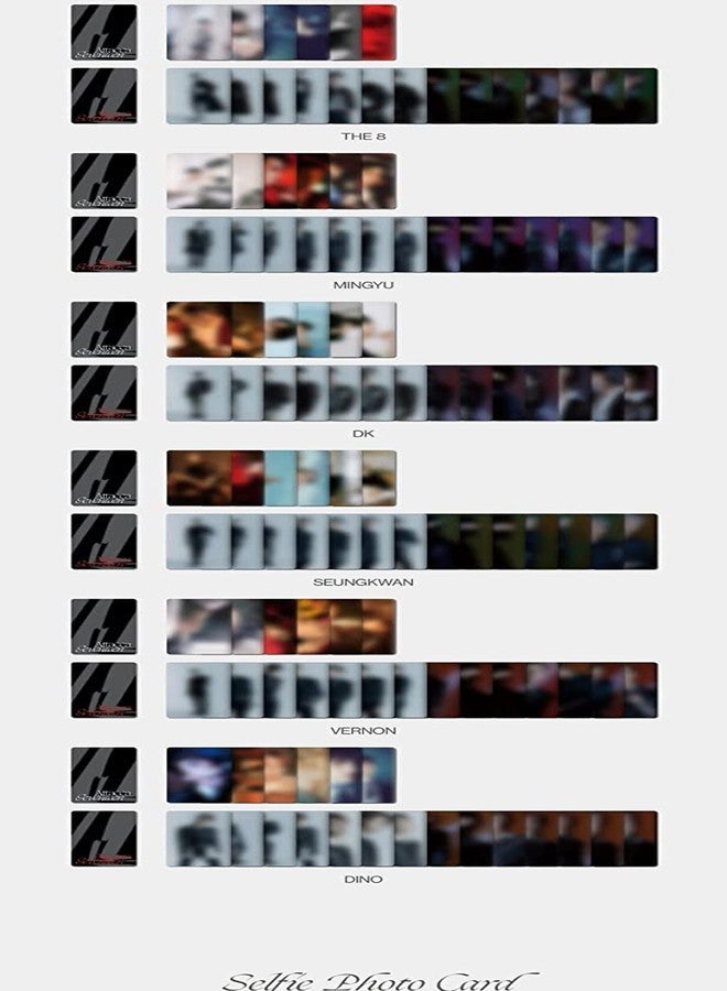 سفنتين ألبوم Seventeen Attacca المصغر التاسع (نسخة كارات) غلاف عشوائي CD + كتيب + بطاقات صور شخصية + كتاب كلمات الأغاني (عشوائي) - Image 4