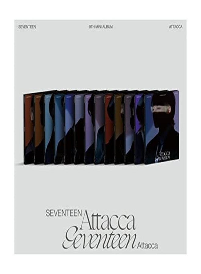 سفنتين ألبوم Seventeen Attacca المصغر التاسع (نسخة كارات) غلاف عشوائي CD + كتيب + بطاقات صور شخصية + كتاب كلمات الأغاني (عشوائي) - Image 1