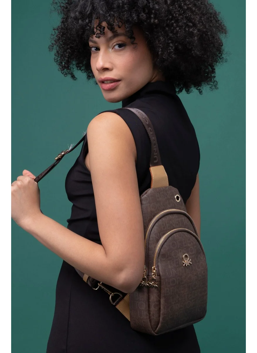 UNITED COLORS OF BENETTON Benetton Women's Body Bag Brown-Camel BNT1286