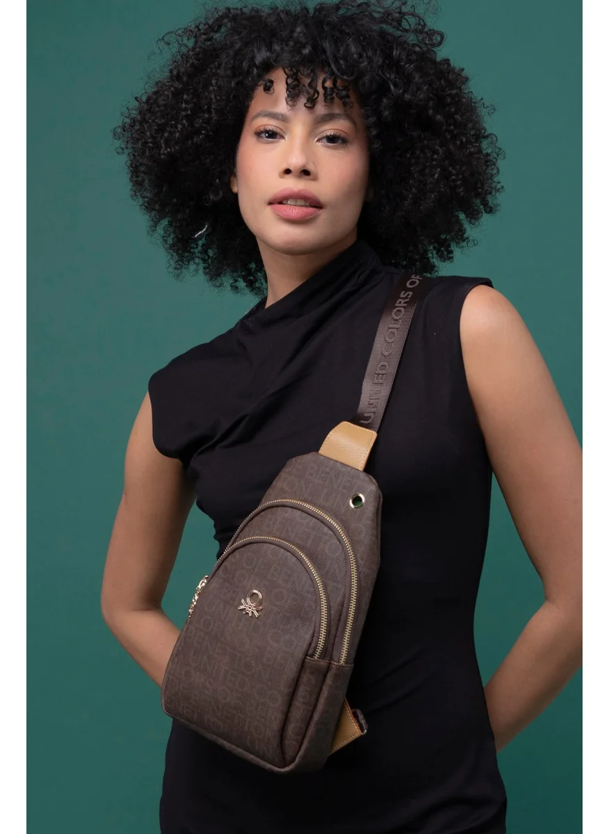 UNITED COLORS OF BENETTON Benetton Women's Body Bag Brown-Camel BNT1286