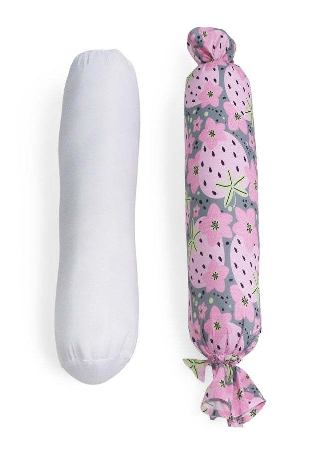 Kradyl Kroft Set of 2 Toddler Side Pillows | 100% Cotton Removable Covers | Leg and Playtime Pillows for Kids Above 12 Months (Very Berry) - Image 5