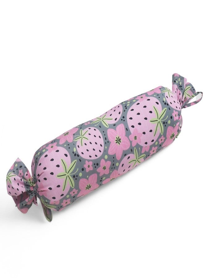 Kradyl Kroft Set of 2 Toddler Side Pillows | 100% Cotton Removable Covers | Leg and Playtime Pillows for Kids Above 12 Months (Very Berry) - Image 3