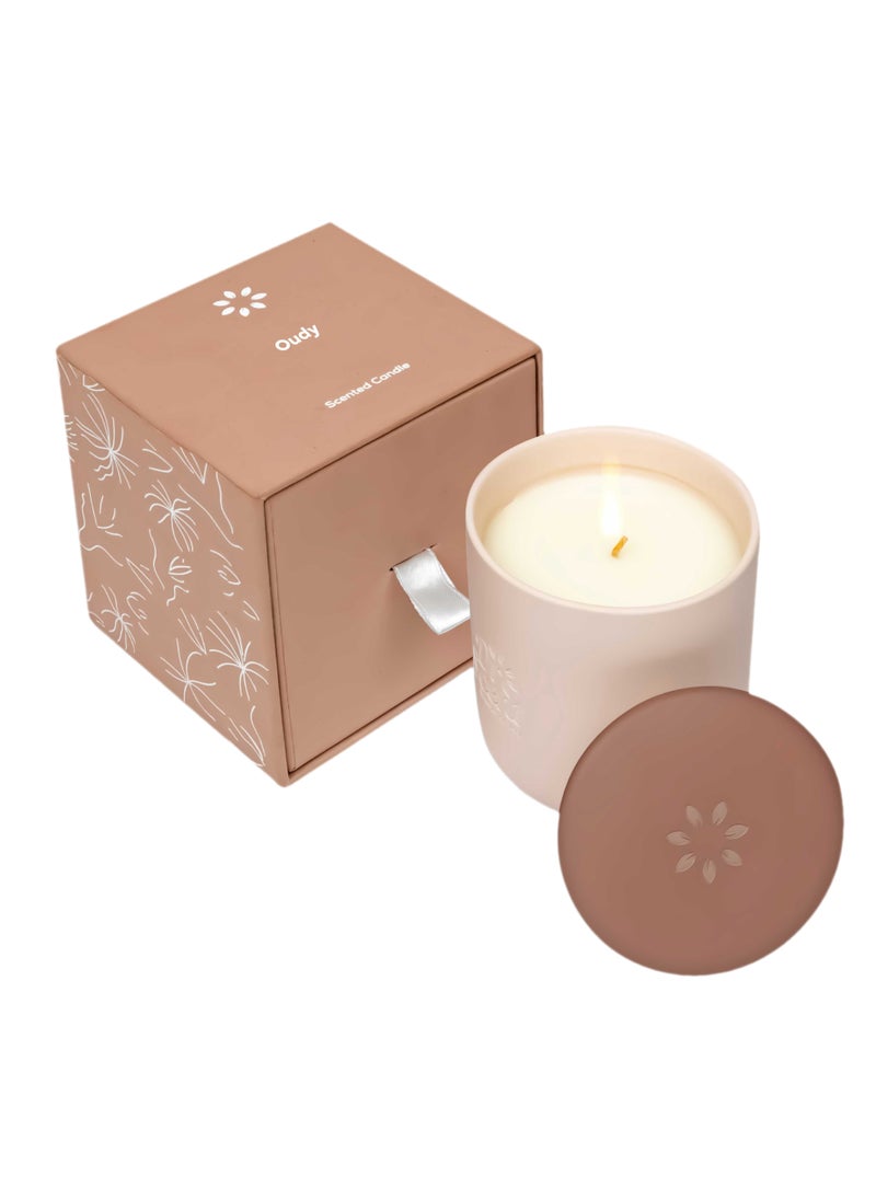 Dr Scent - Scented Candle - Perfect for Creating a Cozy and Relaxing Atmosphere in any Room, Gift Set for all Festivals (OUDY) - Image 1